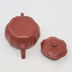 YiXing Zhuni Red Clay Pumpkin Teapot 170 ml