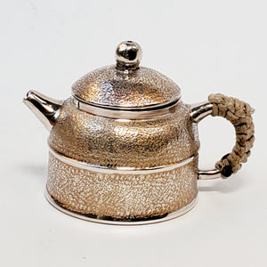 Pure Silver Teapot - De Zhong 70 ml
