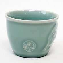 Load image into Gallery viewer, Celadon Ox Porcelain Teacup 110 ml
