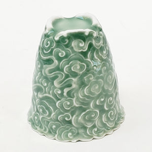 Green Celadon Auspicious Cloud Porcelain Teacup 70 ml
