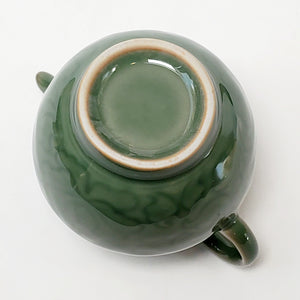 Pitcher - Olive Green Carved 220 ml