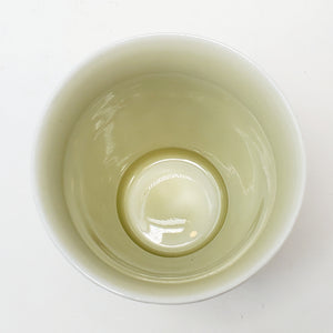 Yellow Glaze Scallop Teacup 160 ml