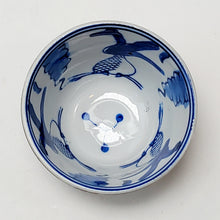 Load image into Gallery viewer, Batavia Blue and White Porcelain Gold Fish Teacup #3
