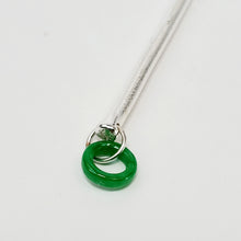 Load image into Gallery viewer, Pure Silver Tea Scraper with Jade Ring

