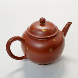 YiXing Sa Jin Zhuni Red Clay Shui Ping Teapot 120 ml