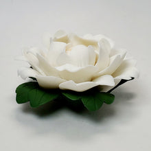 Load image into Gallery viewer, Incense Burner Porcelain - White Peony Flower Large
