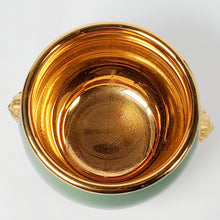 Load image into Gallery viewer, Gold 24k Lined Celadon Ruyi Style Teacup 185 ml
