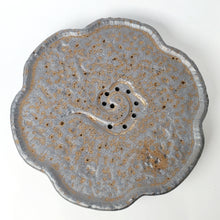 Load image into Gallery viewer, Tea Boat Tray Rusty Metal Glaze Ceramic
