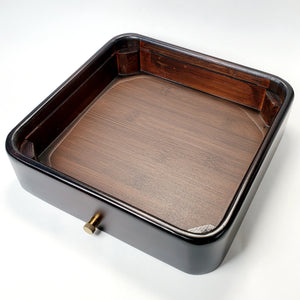 Tea Boat Tray Rectangular Bamboo Small