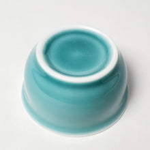 Load image into Gallery viewer, Teacup - 2 Pieces Seafoam Blue Gold Guilted Reed 40 ml
