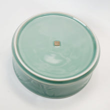 Load image into Gallery viewer, Tea Wash Bowl Bamboo - Long Quan Green Celadon
