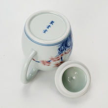 Load image into Gallery viewer, Teapot Blue and White Porcelain Bamboo Garden 130 ml
