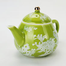 Load image into Gallery viewer, Teapot - Green Enamel Porcelain 170 ml
