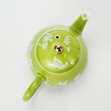 Load image into Gallery viewer, Teapot - Green Enamel Porcelain 170 ml
