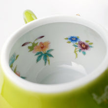 Load image into Gallery viewer, Teapot - Green Enamel Porcelain 170 ml
