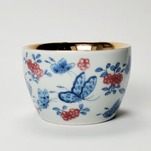 Load image into Gallery viewer, Teacup - Gold 24k Lined Butterfly
