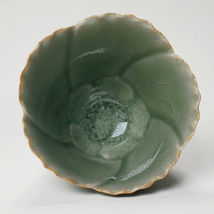 Celadon Cracked Glaze Tulip Teacup 90 ml