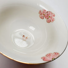 Load image into Gallery viewer, Gaiwan - Rose Ped Pink Prunus Flowers 140 ml
