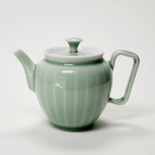 Load image into Gallery viewer, Teapot - Celadon Green Glazed White Porcelain 130 ml
