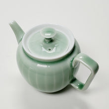 Load image into Gallery viewer, Teapot - Celadon Green Glazed White Porcelain 130 ml
