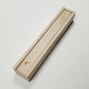 Tea Pick Scraper Silver with Bamboo Handle