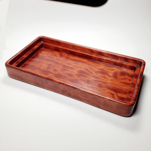 Tea Boat Tray Rectangular Huang Hua Li Hardwood Large