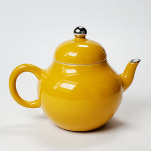 Teapot - Yellow Porcelain Prunus Flowers 110 ml