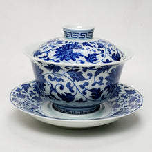 Load image into Gallery viewer, Gaiwan - Blue &amp; White Peony 200 ml
