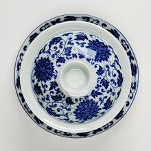 Load image into Gallery viewer, Gaiwan - Blue &amp; White Peony 200 ml
