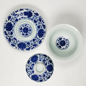 Gaiwan - Blue & White Peony 200 ml