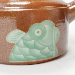 Teapot - Long Quan Kiln Carp Fish Dragon 130 ml