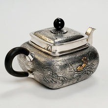 Load image into Gallery viewer, Pure Silver Teapot Square Shape 170 ml
