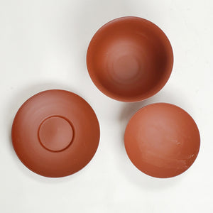 Gaiwan - Chao Zhou Red Clay 3 pcs 100 ml