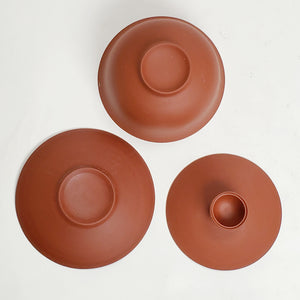 Gaiwan - Chao Zhou Red Clay 3 pcs 100 ml