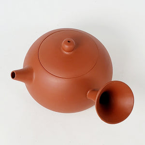 Chao Zhou Red Clay Teapot Xi Shi - Side Handle 150 ml