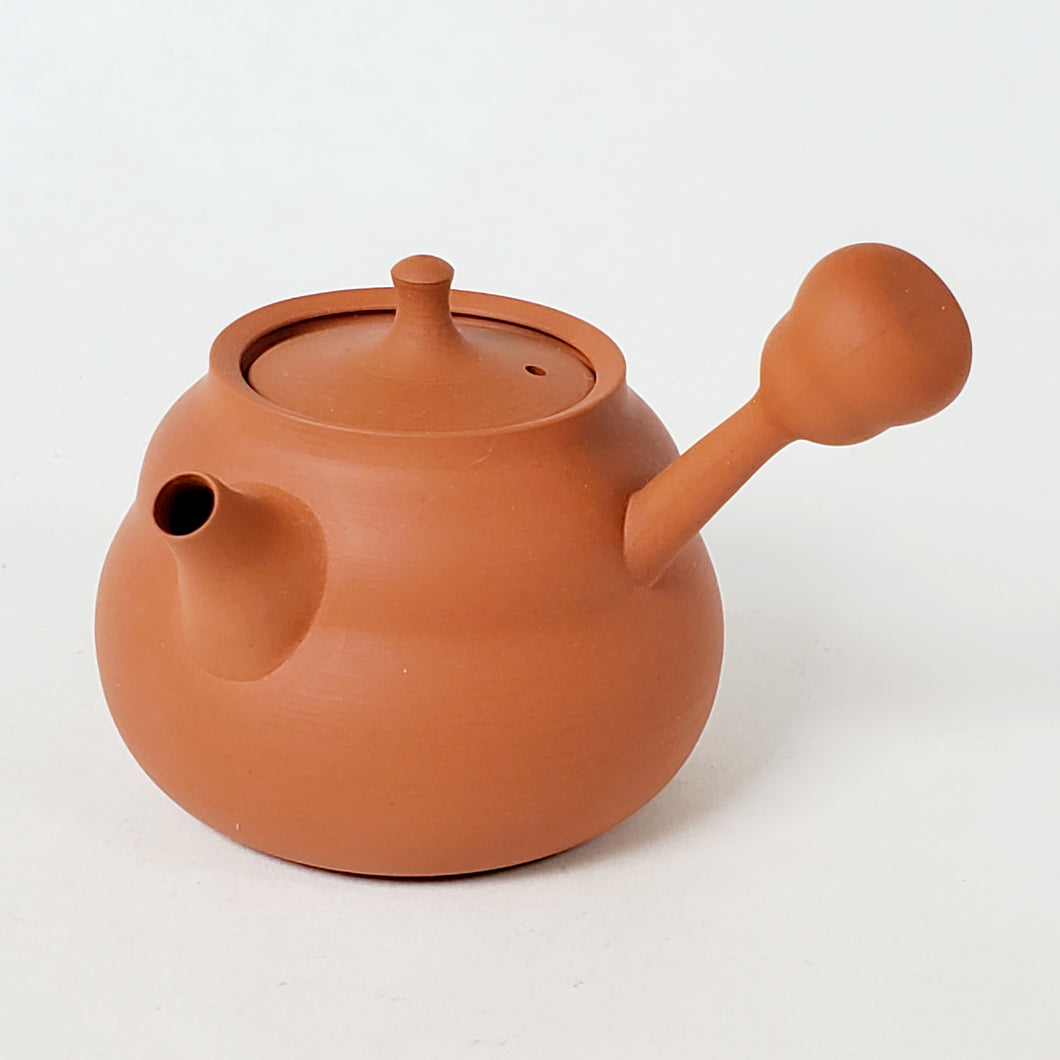Chao Zhou Red Clay Teapot Hulu - Side Handle 90 ml