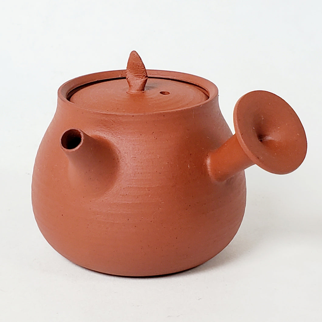 Chao Zhou Red Clay Teapot Han Guan - Side Handle 100 ml