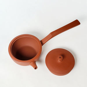 Chao Zhou Red Clay Teapot - Long Side Handle 100 ml