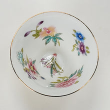 Load image into Gallery viewer, 2 Teacups Yellow Enamel White Porcelain 50 ml
