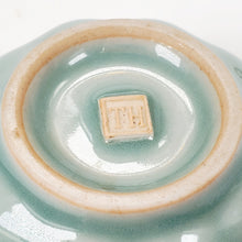 Load image into Gallery viewer, 2 Teacup Celadon Porcelain Scallop Shape 60 ml

