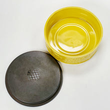 Load image into Gallery viewer, Tea Boat Tray Yellow Glaze Porcelain With Copper Top
