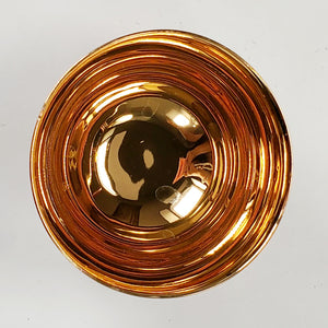 Gold 24k Lined Hundred Flowers Style Teacup 95 ml