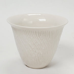 2 Ash Glaze Porcelain Teacups 45 ml
