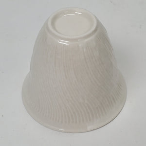 2 Ash Glaze Porcelain Teacups 45 ml