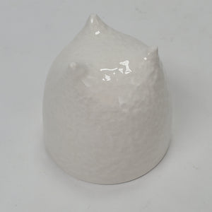 2 Ash Glaze 3 Feet Porcelain Teacups 60 ml