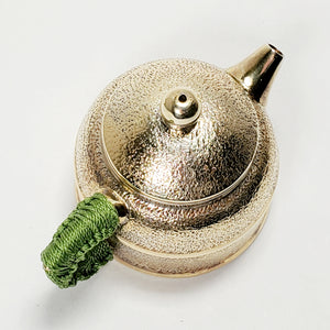 24 K Gold Plated Pure Silver Teapot - De Zhong 70 ml