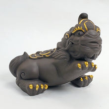 Load image into Gallery viewer, Tea Pet Pi Xiu Purple Clay Gold Guilted
