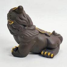 Load image into Gallery viewer, Tea Pet Pi Xiu Purple Clay Gold Guilted
