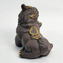 Load image into Gallery viewer, Tea Pet Pi Xiu Purple Clay Gold Guilted
