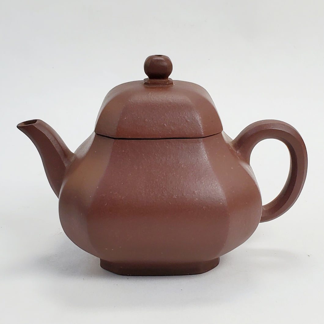 Yixing Di Cao Qing Purple Clay Teapot Octagon Jun De 200 ml
